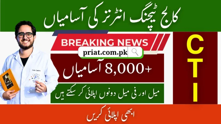 CTI Jobs 2025 Punjab