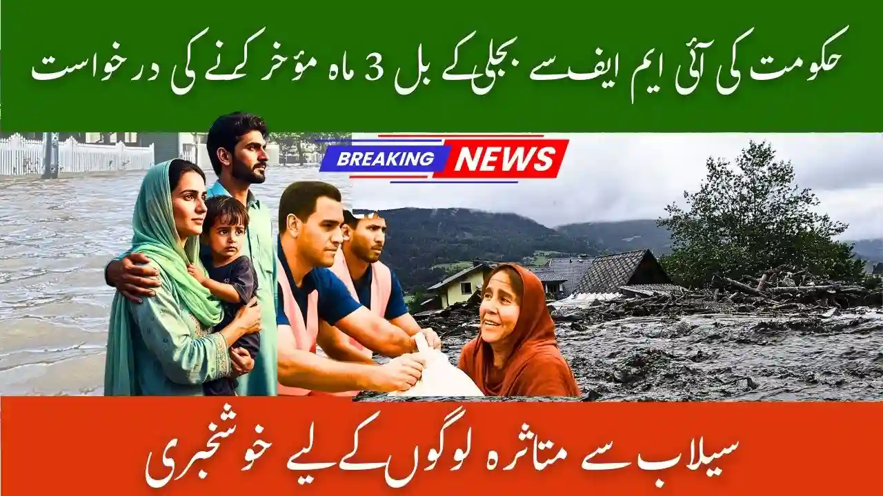 Shehbaz Sharif Government Requests IMF to Suspend Flood Victims’ Electricity Bills