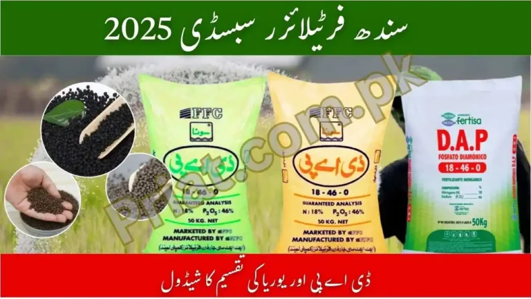 Sindh Fertilizer Subsidy 2025