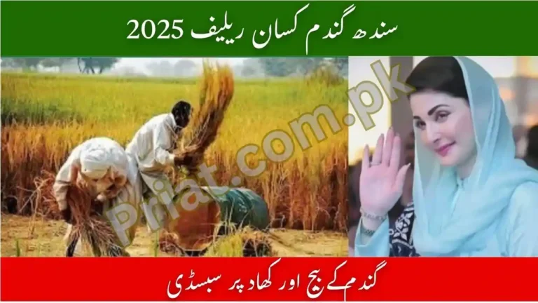 Sindh Wheat Farmers Relief 2025