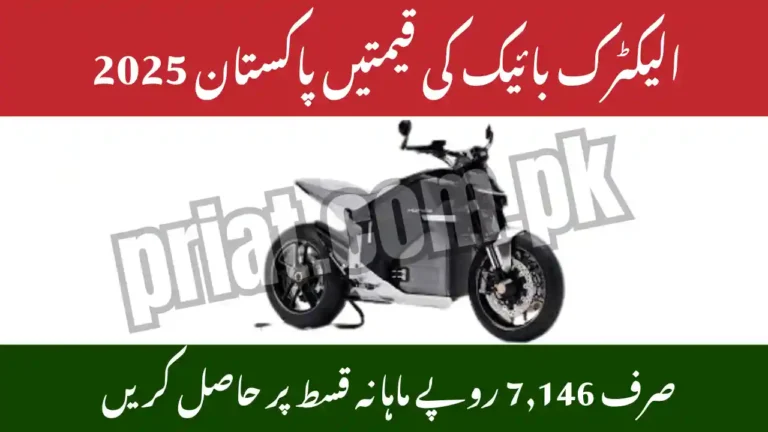 Electric Bike Price in Pakistan 2025