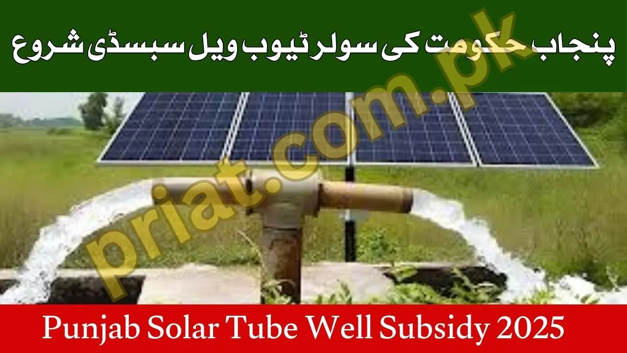 Punjab Solar Tube Well Subsidy 2025