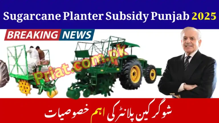 Sugarcane Planter Subsidy Punjab 2025