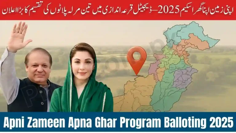Apni Zameen Apna Ghar Program Balloting 2025