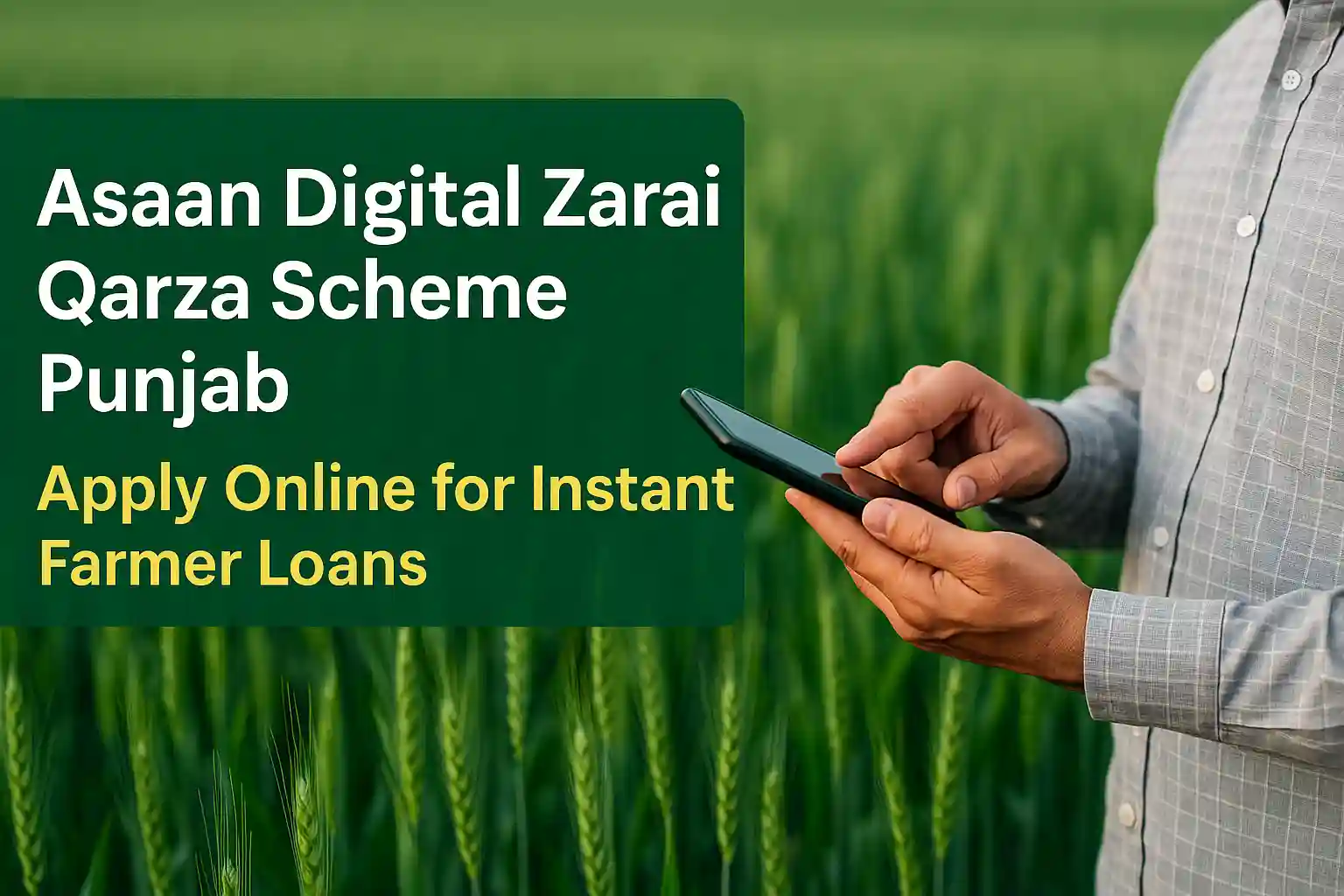 Asaan Digital Zarai Qarza Scheme Punjab