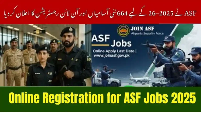 Online Registration for ASF Jobs 2025