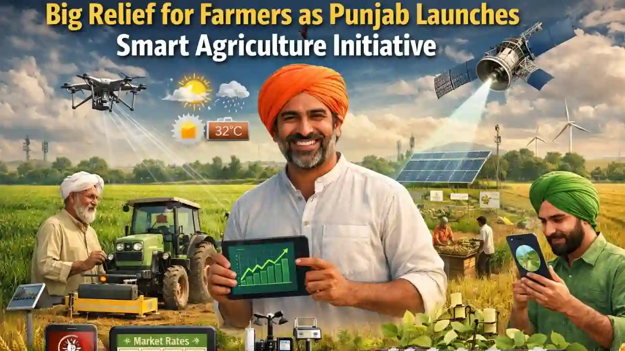 Big Relief for Farmers as Punjab Introduces Smart Agriculture Initiative