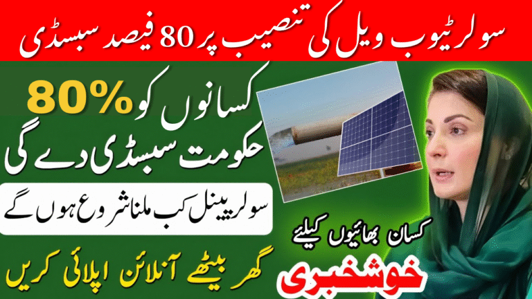 Punjab Launches Solar Tubewell Scheme 2026 – Farmers to Get Up to 80% Subsidy