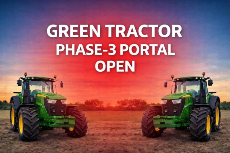 CM Punjab High Power Green Tractor Phase-3 Online Apply Portal Opens Today in Punjab