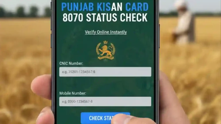 Punjab Kisan Card 8070 Status Check – Verify Online Instantly