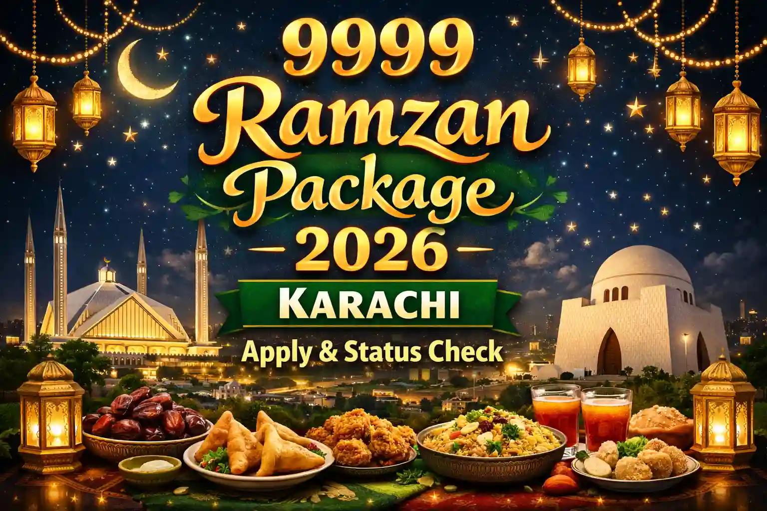 9999 Ramzan Package 2026 Karachi Apply & Status Check