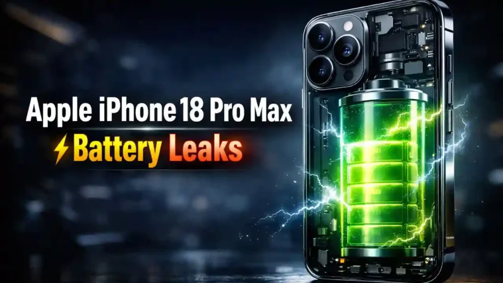 Apple iPhone 18 Pro Max Battery Leaks