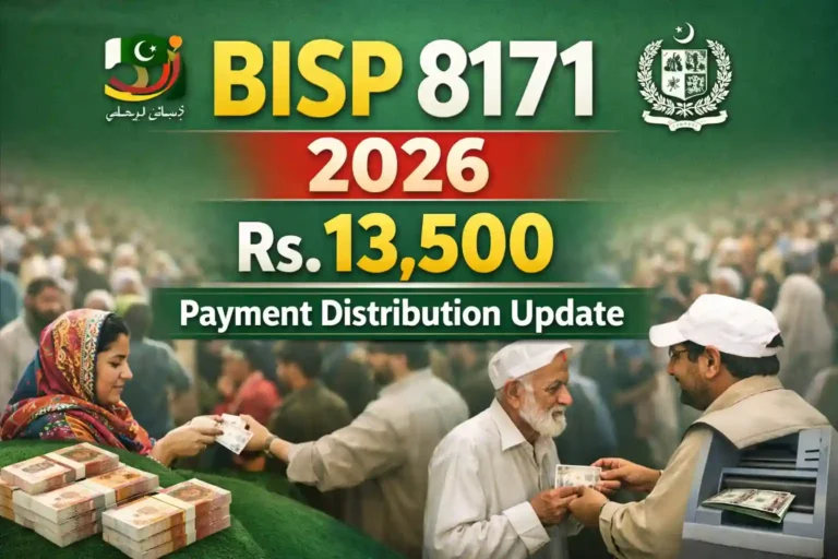 BISP 8171 2026 Rs. 13,500 Payment Distribution Update