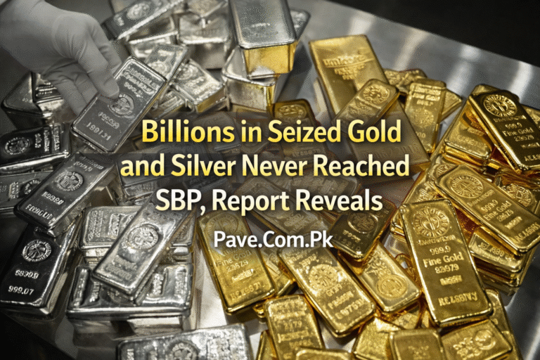 Billions in Seized Gold and Silver Never Reached SBP, Report Reveals