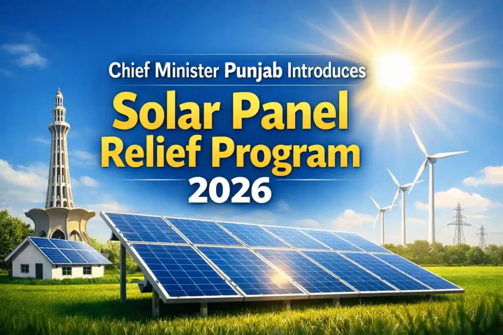 Chief Minister Punjab Introduces Solar Panel Relief Program 2026