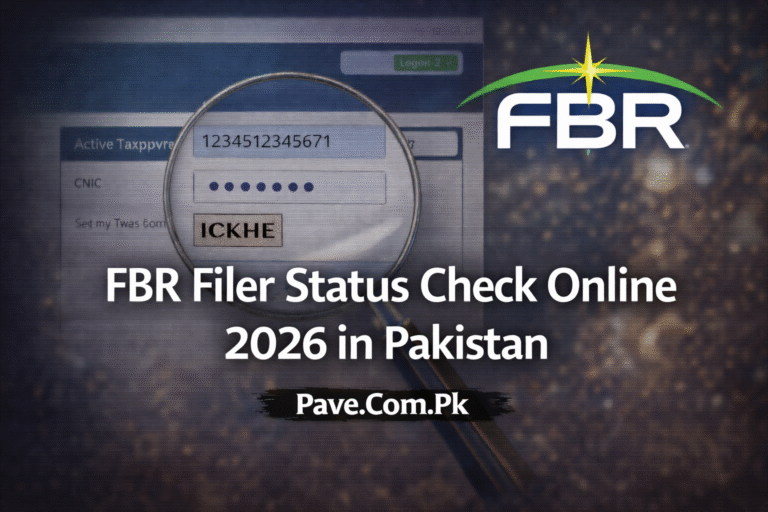FBR Filer Status Check Online 2026 in Pakistan – Verify Active Taxpayer Status Within Few Seconds