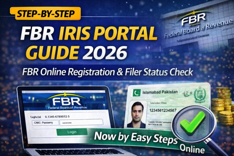 FBR IRIS Portal Guide 2026 – FBR Online Registration & Filer Status Check Now by Easy Steps Online