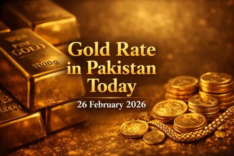 Gold Rate in Pakistan Today 26 February 2026