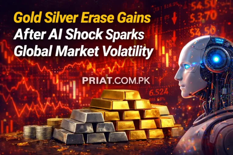 Gold Silver Erase Gains After AI Shock Sparks Global Market Volatility