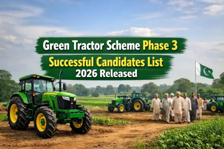 Green Tractor Scheme Phase 3 Successful Candidates List 2026 Released