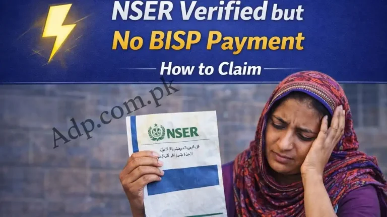 NSER Verified but No BISP Payment – How to Claim