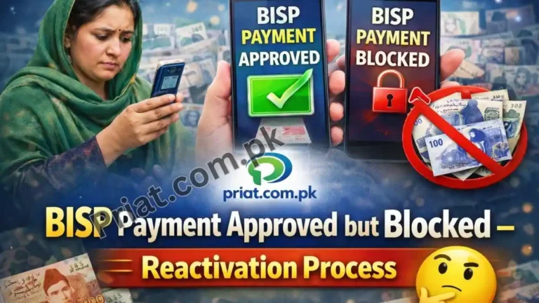 BISP Payment Approved but Blocked – Reactivation Process