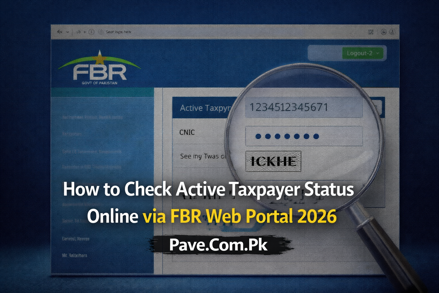 How to Check Active Taxpayer Status Online via FBR Web Portal 2026
