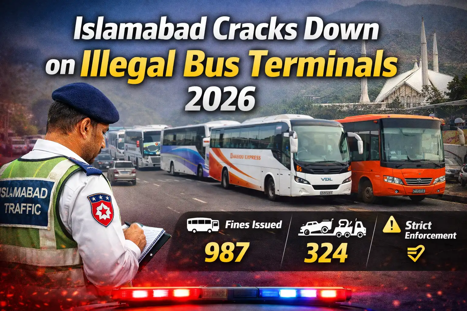 Islamabad Cracks Down on Illegal Bus Terminals 2026