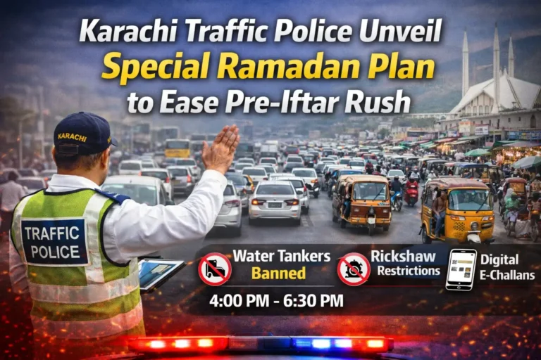 Karachi Traffic Police Unveil Special Ramadan Plan to Ease Pre-Iftar Rush
