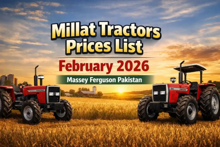 Millat Tractors Prices List February 2026 Massey Ferguson Pakistan