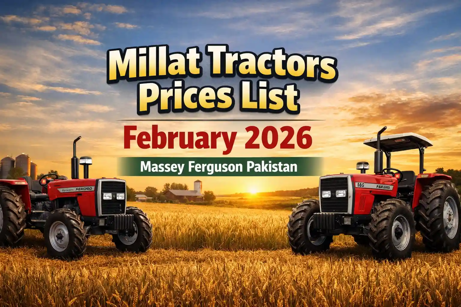 Millat Tractors Prices List February 2026 Massey Ferguson Pakistan