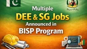 Multiple DEE & SG Jobs Announced in BISP Program