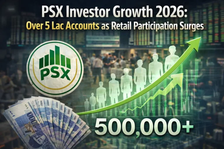 PSX Investor Growth 2026 Over 5 Lac Accounts as Retail Participation Surges