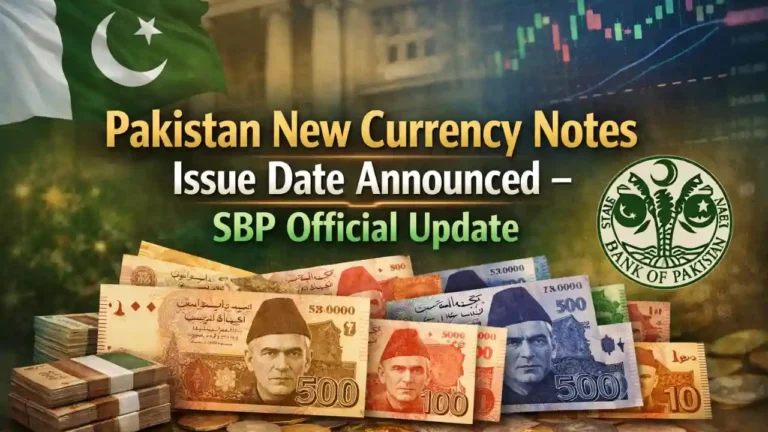 Pakistan New Currency Notes Issue Date Announced – SBP Official Update