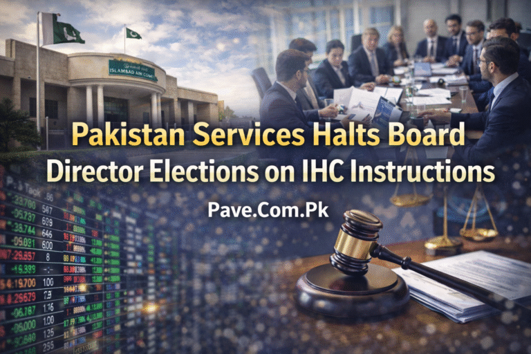 Pakistan Services Halts Board Director Elections on IHC Instructions