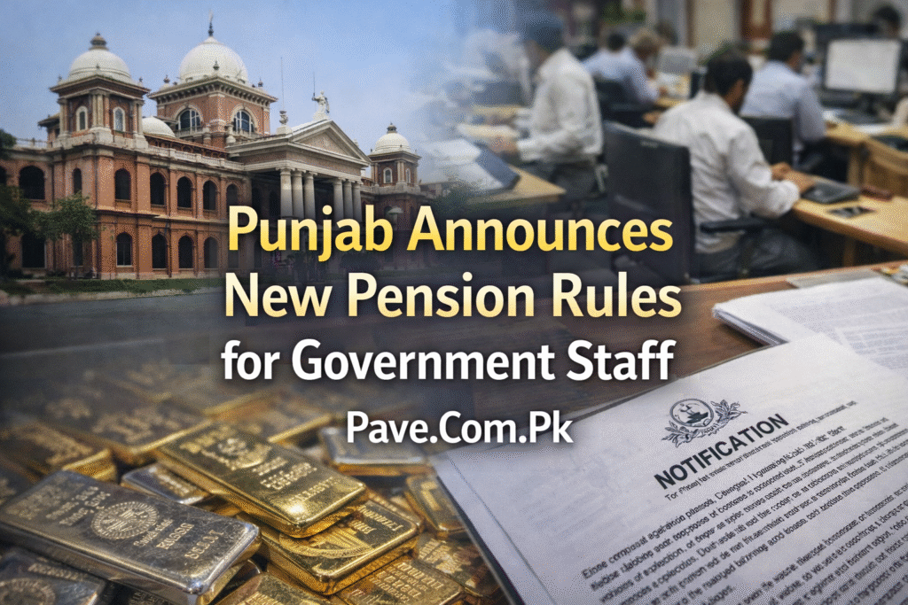 Punjab Announces New Pension Rules for Government Staff 6 Punjab Announces New Pension Rules for Government Staff