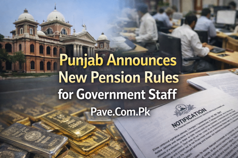 Punjab Announces New Pension Rules for Government Staff