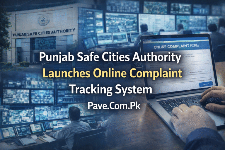 Punjab Safe Cities Authority Rolls Out Complaint Tracking System 2026