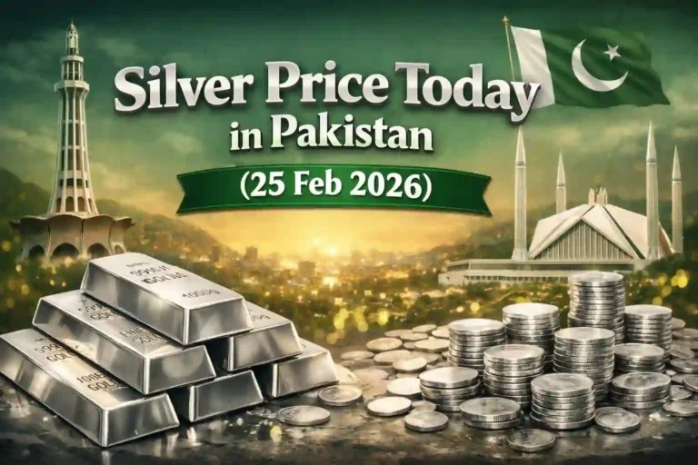 Silver Price Today in Pakistan (25 Feb 2026)