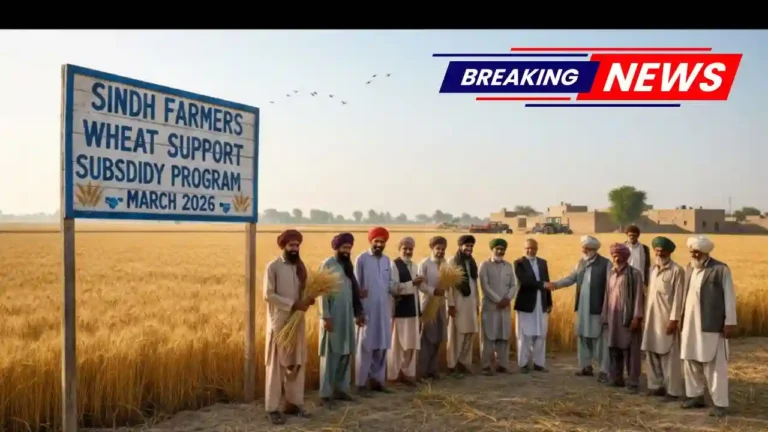 Sindh Announces Farmers Wheat Support Subsidy Program March 2026
