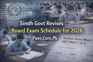 Sindh Govt Revises Board Exam Schedule for 2026