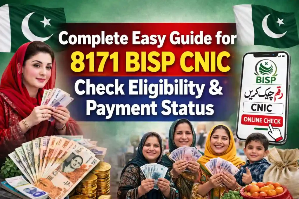 Complete Easy Guide for 8171 BISP CNIC Check Eligibility & Payment Status