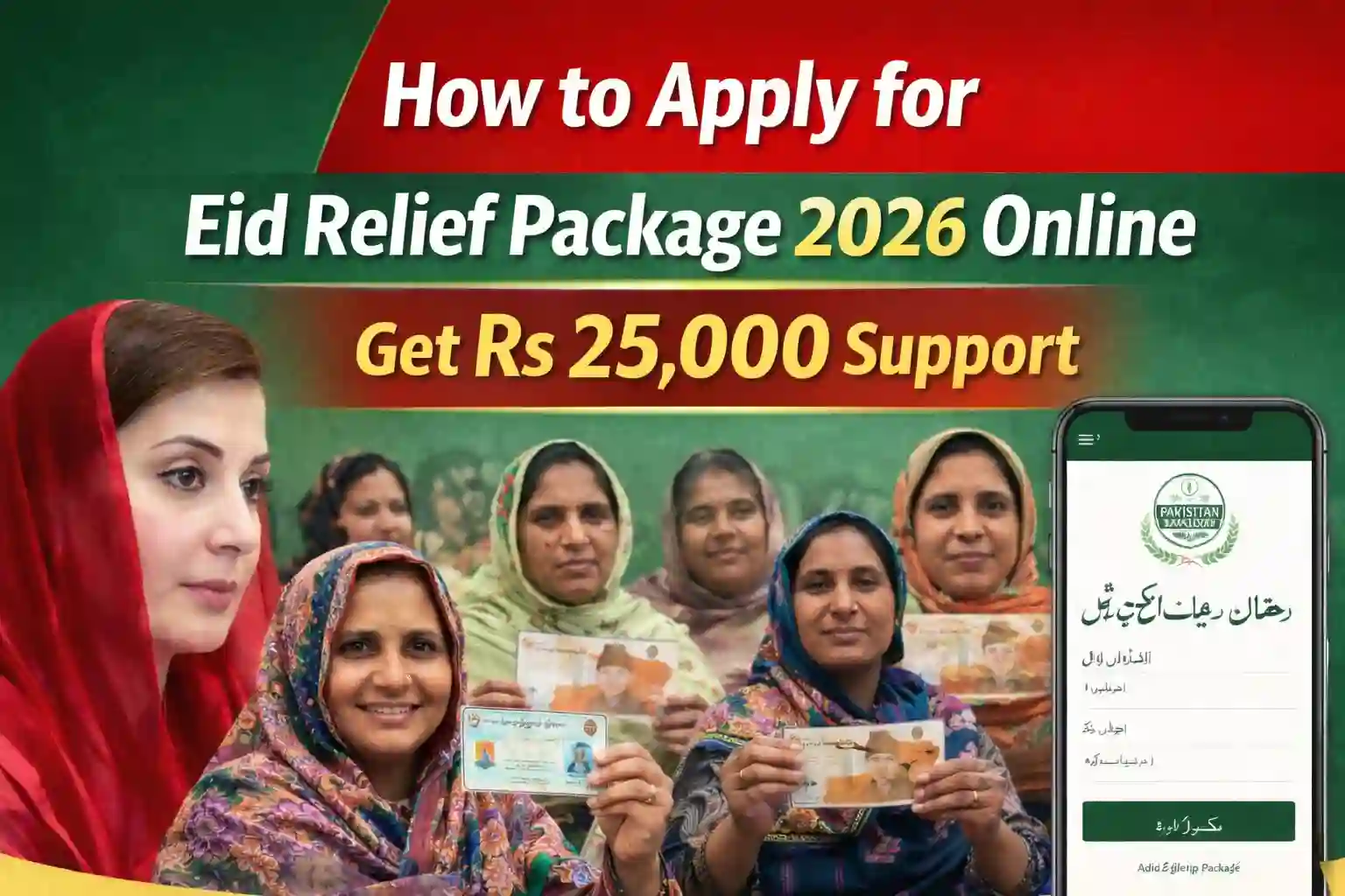 How to Apply for Eid Relief Package 2026 Online – Get Rs 25,000 Support