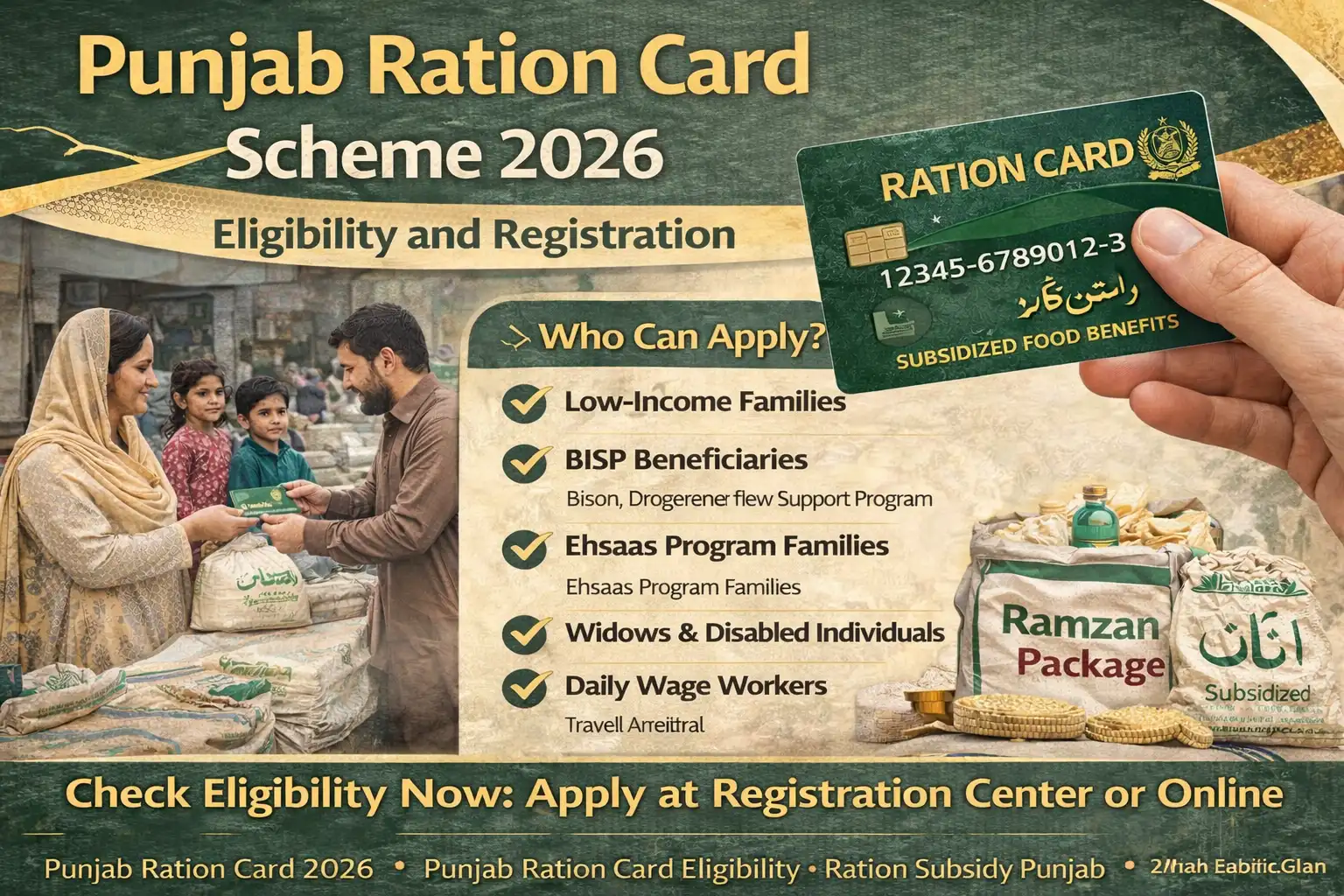 Punjab Ration Card Scheme 2026 Eligibility and Registration