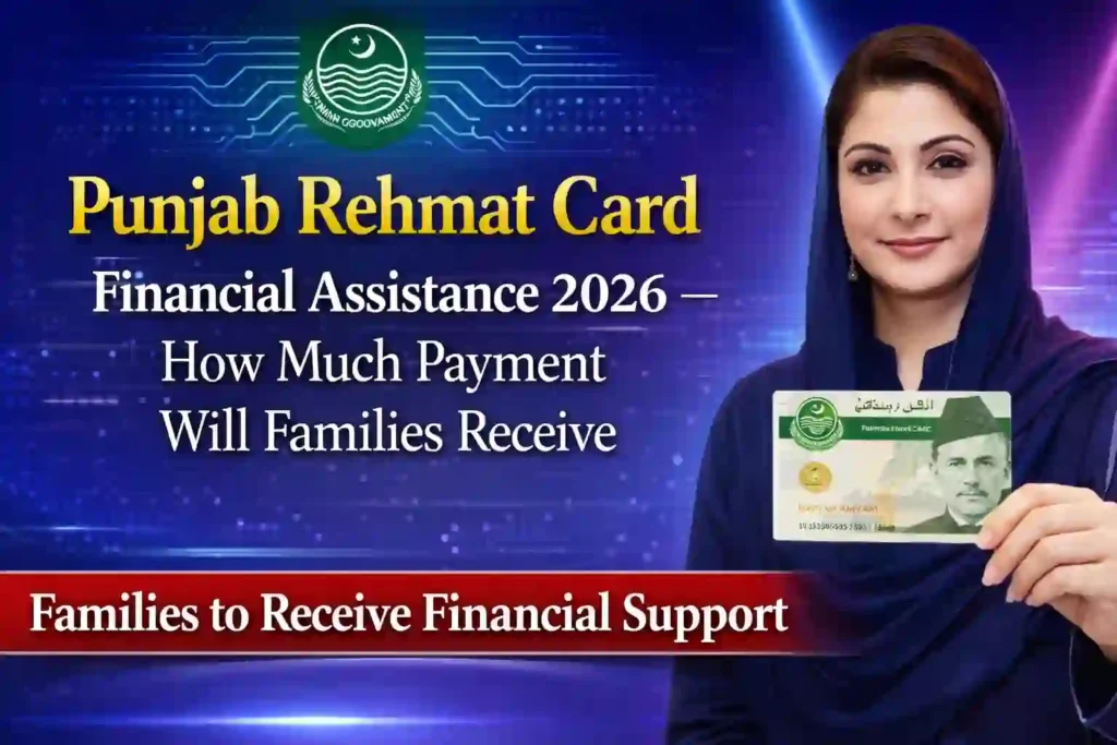 Punjab Rehmat Card Financial Assistance 2026 – How Much Payment Will Families Receive
